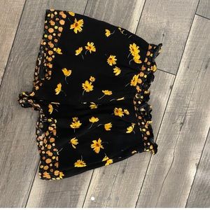 top shop high waisted shorts size 2